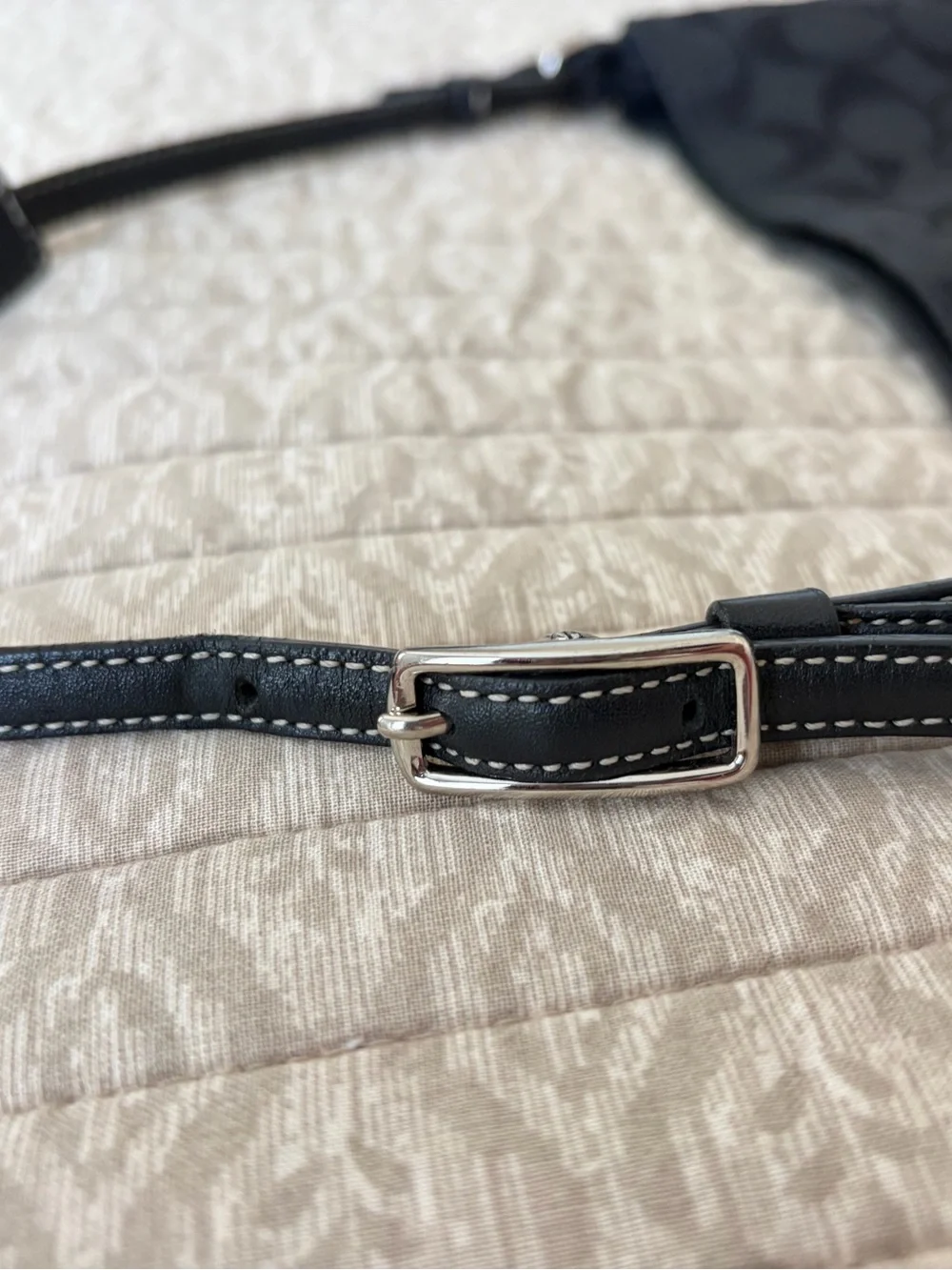 Vintage Coach Y2K Hampton Clip Hobo Bag